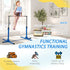 Height Adjustable Gymnastics Horizontal Bar for Kids, Children Junior Kip High Bar Fitness, Blue