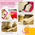 Kids Rocking Horse with Realistic Sounds, Safety Belt, Wooden Base, for Ages 18-36 Months, Cream White