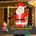 7.5ft Inflatable Christmas Santa Claus with LED Air Blown Xmas Décor Holiday Outdoor Yard Decoration