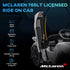 McLaren 765LT Licensed 12V Kids Electric Ride on Car with Butterfly Doors, Remote Control, Transport Wheels, Grey