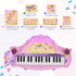 32 Keys Kids Mini Electronic Keyboard Musical Instrument Educational Game Toy Children Grand Piano Stool Microphone