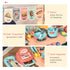 50 Pcs Kids Kitchen Play set Fast Food Trolley Cart Pretend Playset Toys with Play Food Cashier Register Accessories Gift for Boys Girls Age 3-6