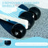 Electric Scooter for Kids Aged 4-7 Years, with Flashing LED Lights, Rear Auxiliary Wheels, Blue