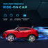 Audi E-tron Licensed 12V Kids Electric Ride on, Electric Car for Kids, with Parental Remote, Music Lights MP3, Suspension Wheels, for 3-5 Years, Red