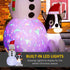 6.2ft Inflatable Santa with Dog Decoration