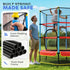 Kids Trampoline, with Safety Net, for Ages 3-10 Years