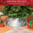66cm Hammered Steel Christmas Tree Base Collar