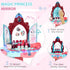 31 Piece Kids Dressing Playset, with Magical Princess Mirror, Light and Sound - Pink and Blue