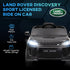 Licensed Land Rover Discovery Sport, 12V Kids Ride on Car w/ Remote Control, Lights, Music, Horn, for 3-6 Years, Black