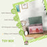 Toy Box, Kids Storage Chest, with Lid, Safety Hinge - Green