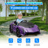 12V Lamborghini Autentica Licensed Kids Electric Car with Remote Control, Four Suspension Wheels, Soft Start, Purple
