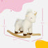 Rocking Horse with Unicorn Design, Sounds, for Ages 2-4 Years, White