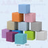 12 PCs Soft Play Blocks, Soft Foam Toy, Building and Stacking Blocks for Kids, Blue