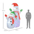 8ft Inflatable Snowman and Son Christmas Decoration