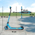 Electric Scooter, 120W Motor E-Scooter, Adjustable Height, Rear Brake for Ages 6+ Years - Blue