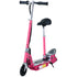 Foldable Powered Scooter with Adjustable Seat, Brake, Pink