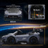 Maserati GT2 Licensed 12V Kids Electric Ride on Car with 4 Suspension Wheels, Remote Control, Music, Horn, Lights, Grey