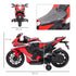 6V Honda Licensed Kids Motorcycle w/ Music, Training Wheels - Red
