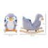 Children Kids Animal Rocking Horse Penguin Plush Musical Button 32 Songs Kid Rocker for 18+ Months