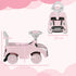 Foot To Floor Ride On Car Sliding Car w/ Air Horn, Anti-Over-Backwards, 18 to 36 Months - Pink