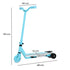 Electric Scooter for Kids Aged 4-7 Years, with Flashing LED Lights, Rear Auxiliary Wheels, Blue