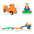 3(m) Four-Piece Ride on Kids Roller Coaster w/ Non-Slip Steps, for Ages 2-5 Years - Multicoloured