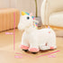 6V Electric Ride on Unicorn, Battery Powered Kids Ride on Animal Toy with Music, Forward Control, for Ages 18-36 Months