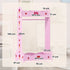Kids Clothes Rail with Two Shelves, for 3-8 Years, Pink