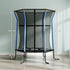 Kids Trampoline Mini Bouncer with Enclosure Safety Net For Ages 3-10 Years - Blue