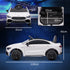 Mercedes-Benz AMG CLA 45 Licensed 12V Kids Electric Car Ride on Car w/ Remote, Suspension Lights Music Horn - White
