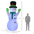 10ft Inflatable Snowman Christmas Decoration, with Accessories