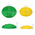 Eight-Piece Kids Stepping Stones, with Non-Slip Mats, Balance River Stones