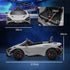 McLaren 765LT Licensed 12V Kids Electric Ride on Car with Butterfly Doors, Remote Control, Transport Wheels, Grey