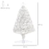 2.5FT Prelit Artificial Tabletop Christmas Tree with Fibre Optics Holiday Home Xmas Decoration for Table and Desk, White