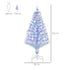 4FT Artificial Fibre Optic Christmas Tree Seasonal Decoration w/ LED Lights Pre-Lit Easy Store White Blue