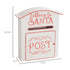 A5 Christmas Letter Postbox - White/Red