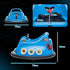 Angry Bird Licensed Waltzer Car, 12V Kids Bumper Car w/ Joysticks, Remote, Music LED Lights, Blue