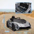 12V Lamborghini Autentica Licensed Kids Electric Car with Remote Control, 4 Suspension Wheels, Soft Start, Grey
