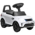 2-in-1 Land Rover Licensed 6V Kids Electric Ride On Car, Sliding Car w/ Headlights, Music, for 18-60 Months, White
