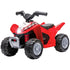 Honda Licensed Kids Electric Quad Bike, 6V ATV Ride On for Ages 1.5-3 Years, Red