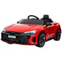 Audi Licensed 12V Kids Electric Ride-On, with Remote Control, Suspension System, Lights, Music, Motor - Red