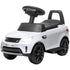 2-in-1 Land Rover Licensed 6V Kids Electric Ride On Car, Sliding Car w/ Headlights, Music, for 18-60 Months, White