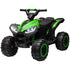 12V Ride-On Quad Bike, with Music, Horn, LED Lights, for Ages 3-5 Years, Green