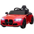 12V BMW Licensed Kids Car, with Easy Transport, Remote Control, Suspension, Music, Horn, LED Lights, Red