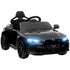 12V BMW Licensed Kids Car, with Easy Transport, Remote Control, Suspension, Music, Horn, LED Lights, Black
