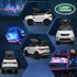 2-in-1 Land Rover Licensed 6V Kids Electric Ride On Car, Sliding Car w/ Headlights, Music, for 18-60 Months, White