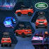 2-in-1 Land Rover Licensed 6V Kids Electric Ride On Car, Sliding Car w/ Headlights, Music, for 18-60 Months, Red