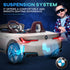 BMW i4 Licensed 12V Kids Electric Ride-On Car, White, Red and Light Blue