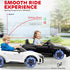 Audi Licensed 12V Kids Electric Ride-On, with Remote Control, Suspension System, Lights, Music, Motor - Black
