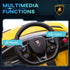 Lamborghini Licensed 12V kids Electric Car w/ Butterfly Doors, Remote, Music, Horn, Suspension - Yellow